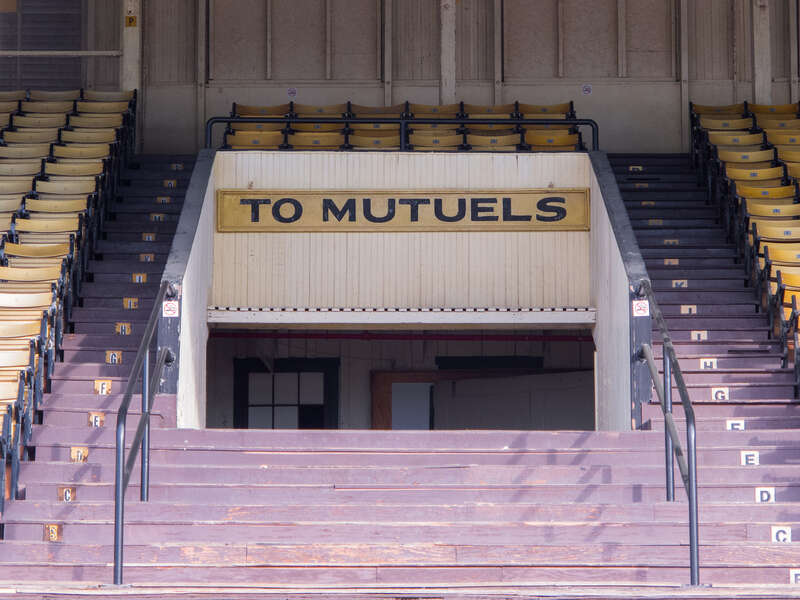 
500px provided description: The Grandstand at Pimlico [#racing ,#horses ,#g12 ,#betting ,#Maryland ,#Baltimore ,#Pimlico ,#Preakness]