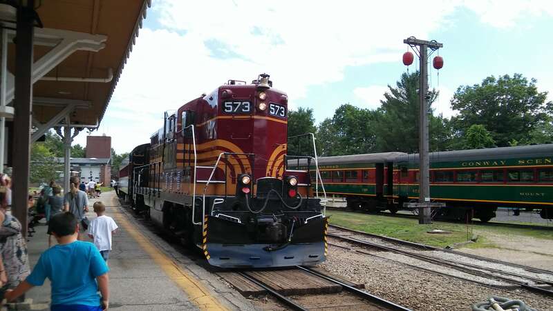 This operational engine was built in 1950 and is a ex-Maine Central unit acquired from Guilford Rail System. Typically referred to as "Mr. Miller's Engine", 573 was the preferred power for the Maine Central business train by the president of the
