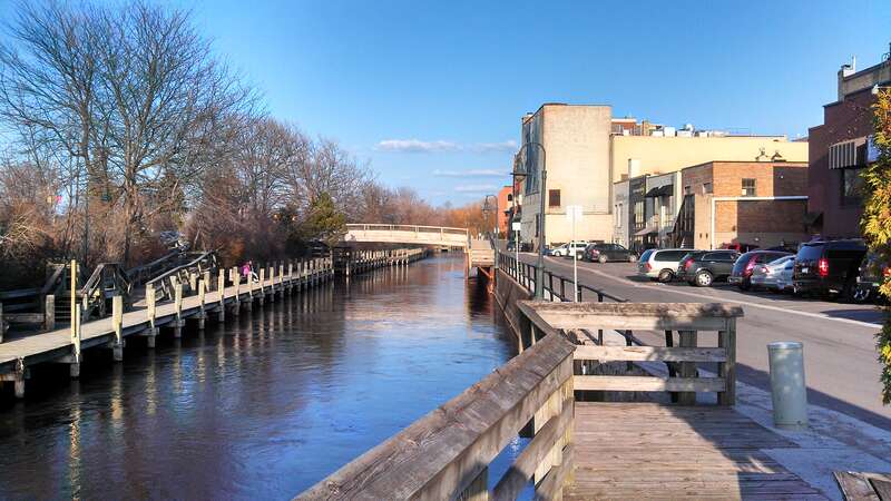 Traverse City Down Town River Walk