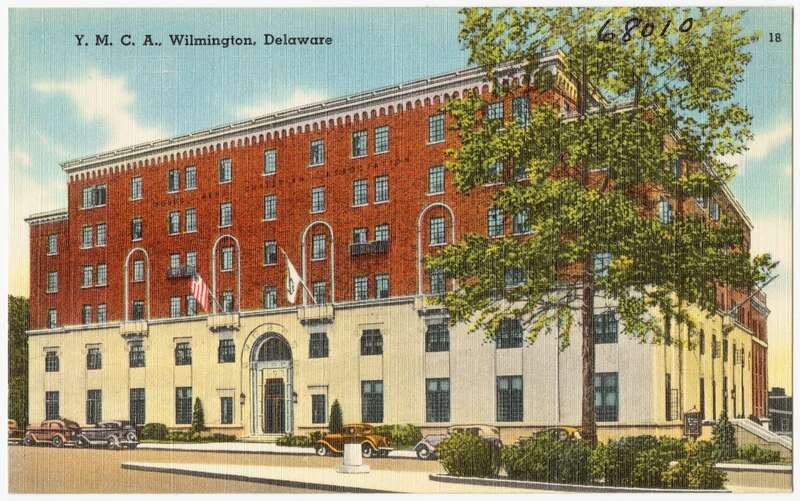 Title: Y. M. C. A., Wilmington, Delaware
Subjects: Organizations' facilities
Places: Delaware > New Castle (county) > Wilmington
Notes: Title from item.
Extent: 1 print (postcard) : linen texture, color ; 3 1/2 x 5 1/2 in.
Accession #: