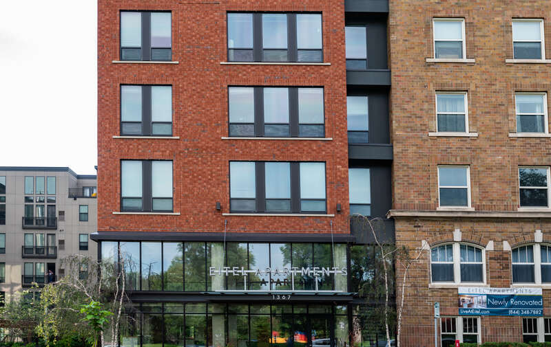 The Eitel Apartments building near Loring Park in Minneapolis, Minnesota
