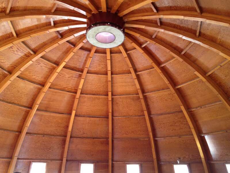Ceiling of The Integratron in January, 2012.