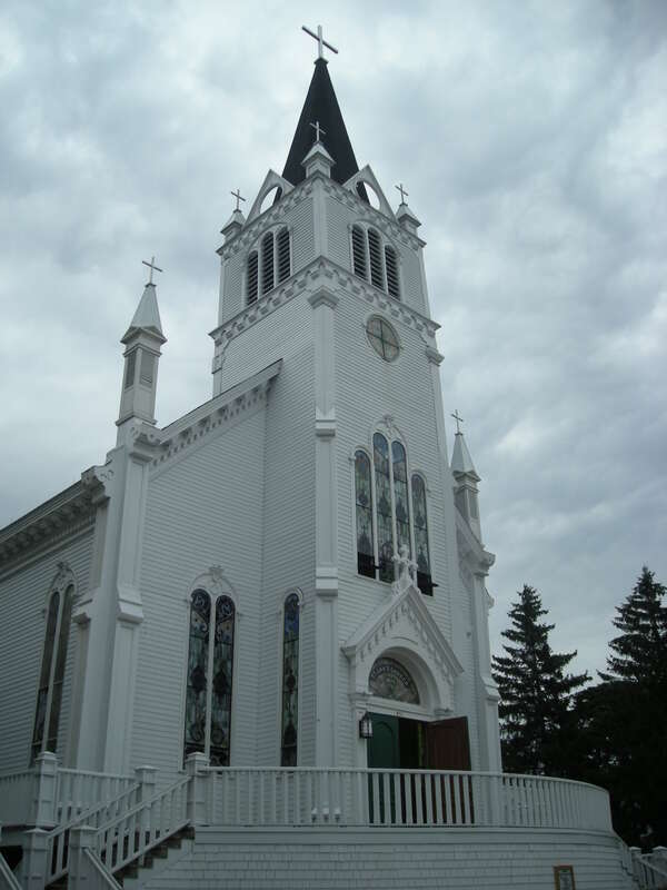 Sainte Anne Church on Mackinac Island, Michigan (United States).