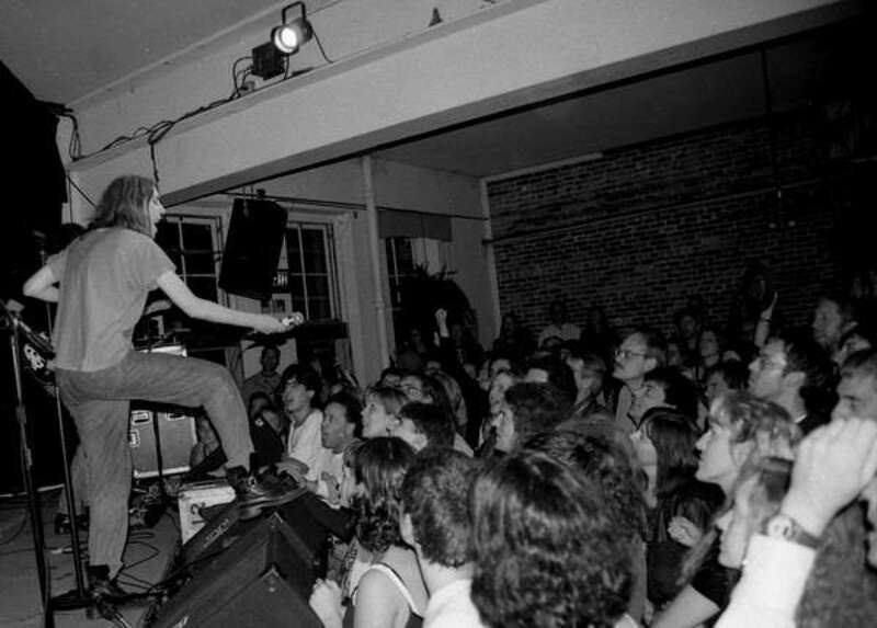 Winter solstice concert at "Be Here Now" club in Asheville NC, 21 December 1997.