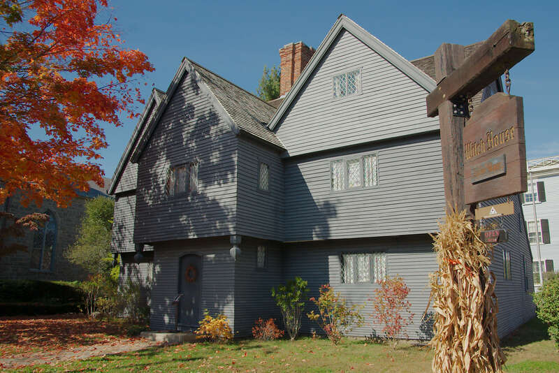 Witch House in Salem in October