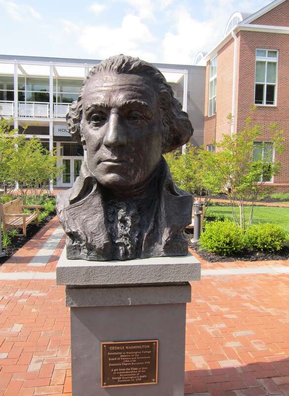 George Washington, benefactor of his namesake college