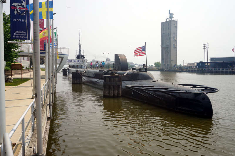 The USS Cobia in Manitowoc, Wisconsin (United States).