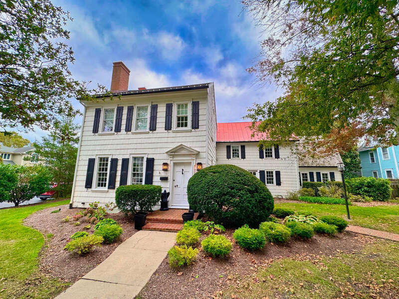 The Col. David Hall House in Lewes, Delaware