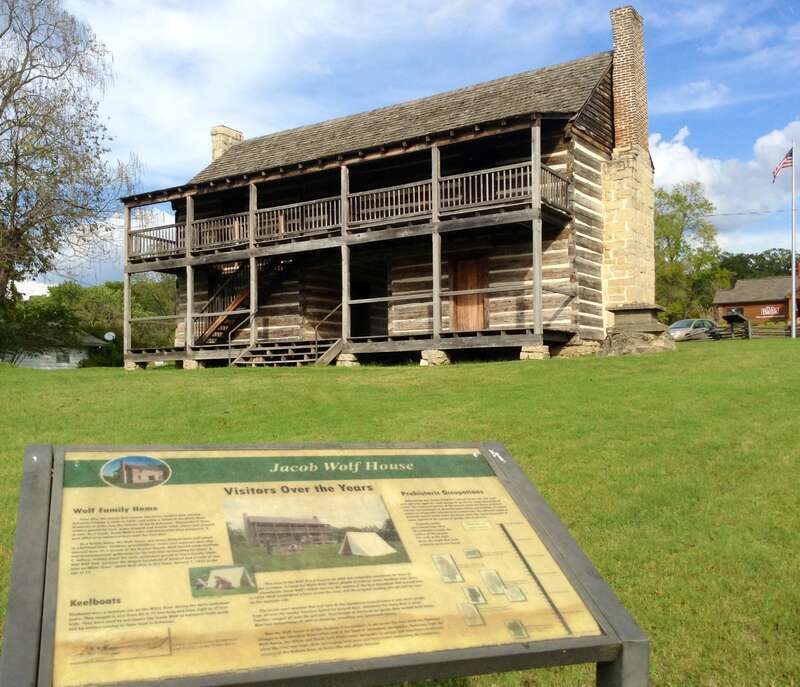 Jacob Wolf House, On Highway 5, west of the fork of the White and North Fork Rivers Norfork