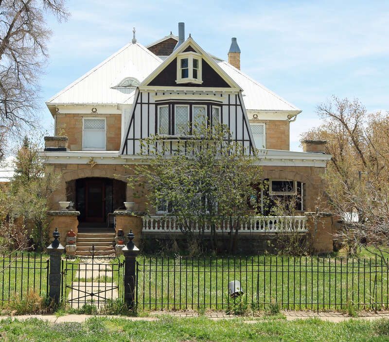 The Wrightsman House, located at 209 Bauer Avenue in Mancos, Colorado. The house is listed on the National Register of Historic Places.