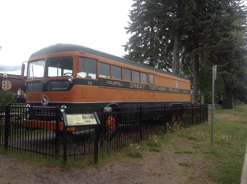 Used between 1952 and 1972, this bus was used to shuttle train passengers around to the local towns.