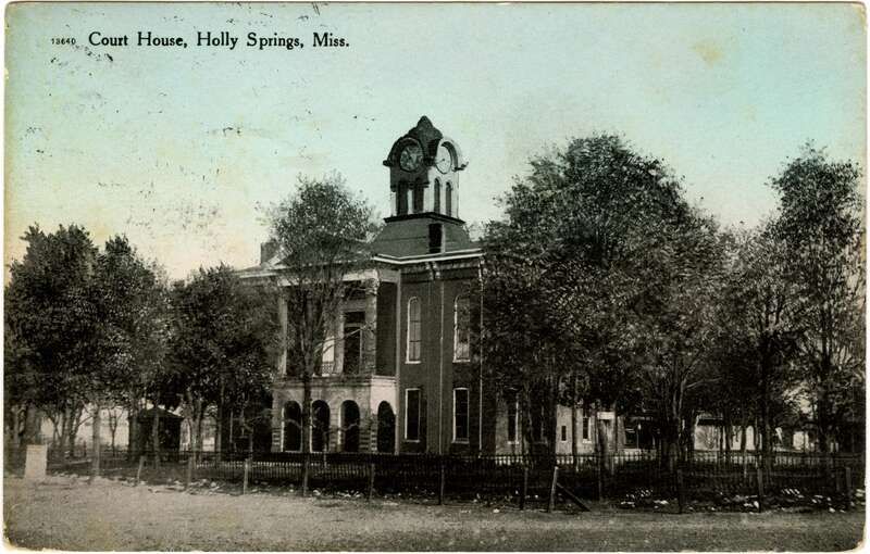 Marshall County Court House in Holly Springs, Mississippi