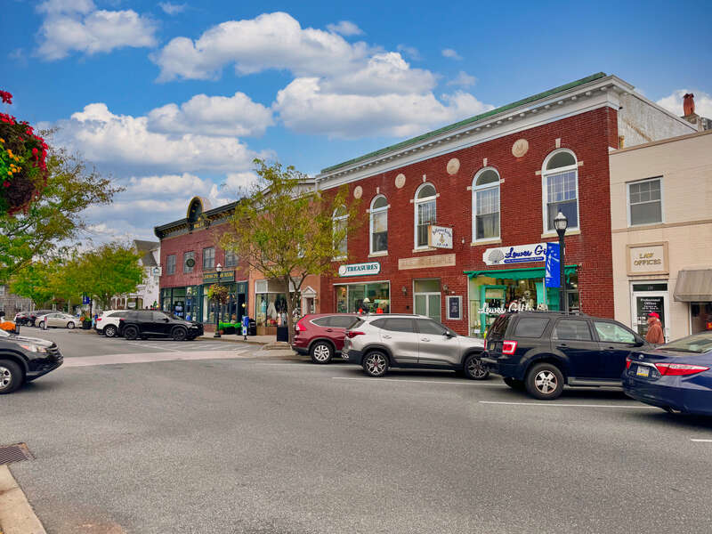 Second Street in downtown Lewes, Delaware