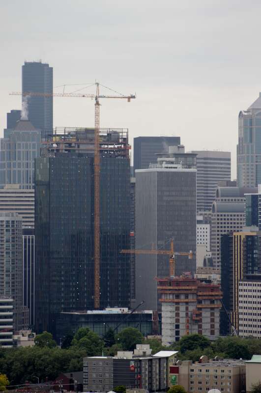 Amazon HQ from Bhy Kracke Park