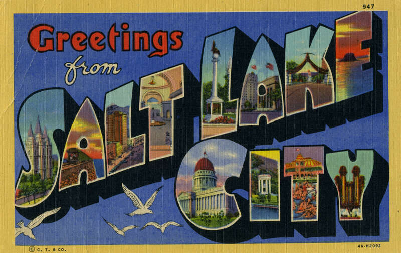 Production Date: 1934
Source Type: Postcard
Publisher, Printer, Photographer: Deseret Book Company, Curt Teich (#947, #4A-H2092)
Postmark: None
Collection: Steven R. Shook
Tenney and Hilbert Published Market Price in 2009: $3-$6
Source: Tenney, Fred,