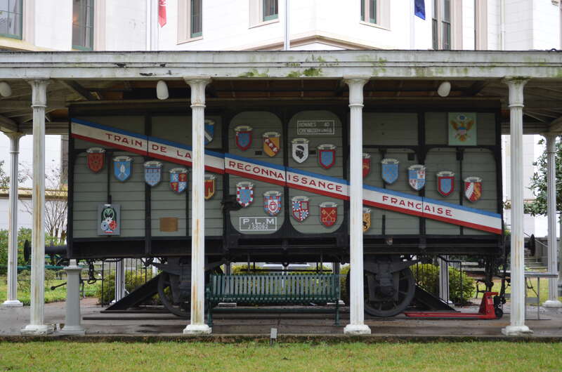 The Merci Train boxcar is a World War I era "forty and eight" located at the Old Louisiana State Capitol in Baton Rouge, Louisiana (United States).