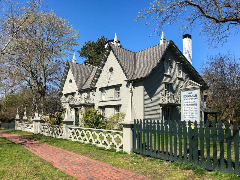 View of the Pickering House, est. 1660 and home to revolutionary general and senator Timothy Pickering