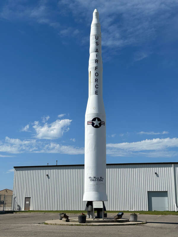 USA Air Force 44th Missile Wing 1962-1994 displayed at the the Fargo Air Museum.