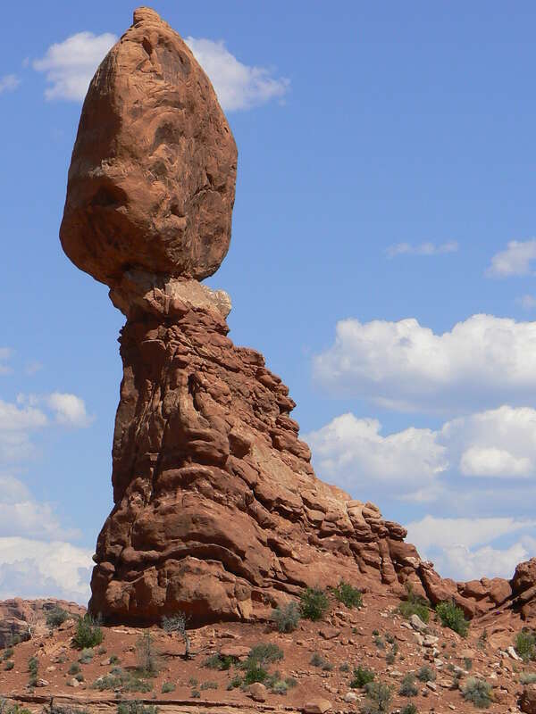 Balanced Rock in Arches National Park, Utah