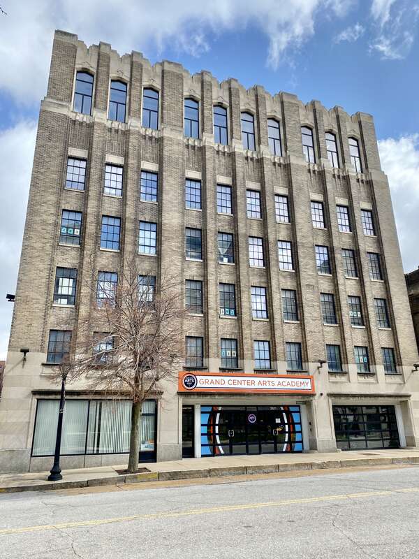 Built in 1925 and 1929, this Romanesque Revival building and Art Deco tower were constructed to house the headquarters of the Carter Carburetor Company and the Knights of Pythias Hall.  The buildings demonstrate the changing and contrasting aesthetic