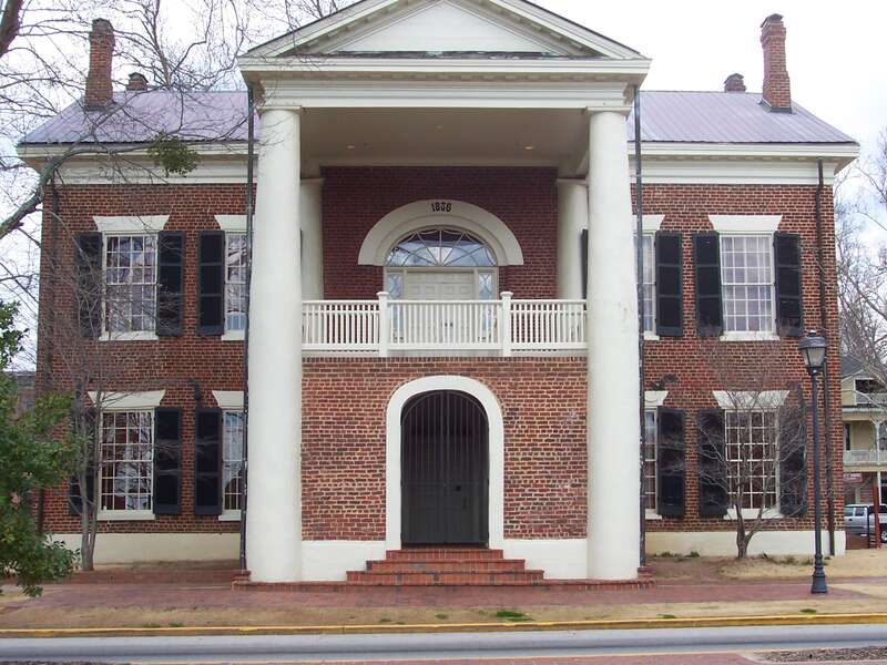 Dahlonega Gold Museum Historic Site in Dahlonega, Georgia.