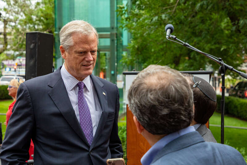Governor Baker, Boston Mayor Janey highlight new interactive New England Holocaust Memorial experiences with local faith leaders, survivors
"Governor Charlie Baker and acting Boston Mayor Kim Janey join local faith leaders and survivors to highlight