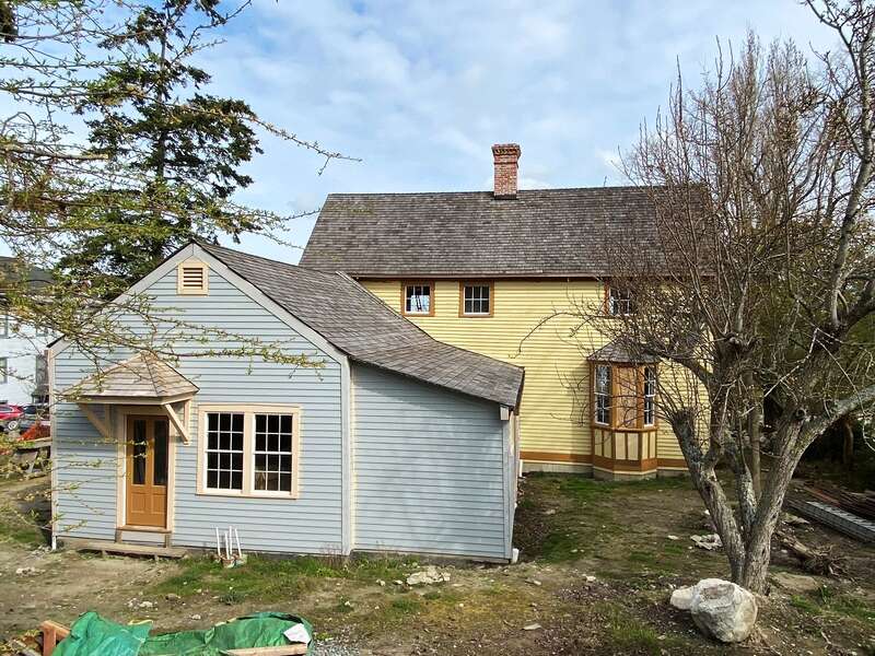 Colonel Granville &amp; Henrietta Haller House  Property is currently in renovation and preservation phase.  South elevation.