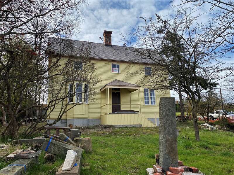 Colonel Granville &amp; Henrietta Haller House  Property is currently in renovation and preservation phase.  North and Front Street facing elevation.