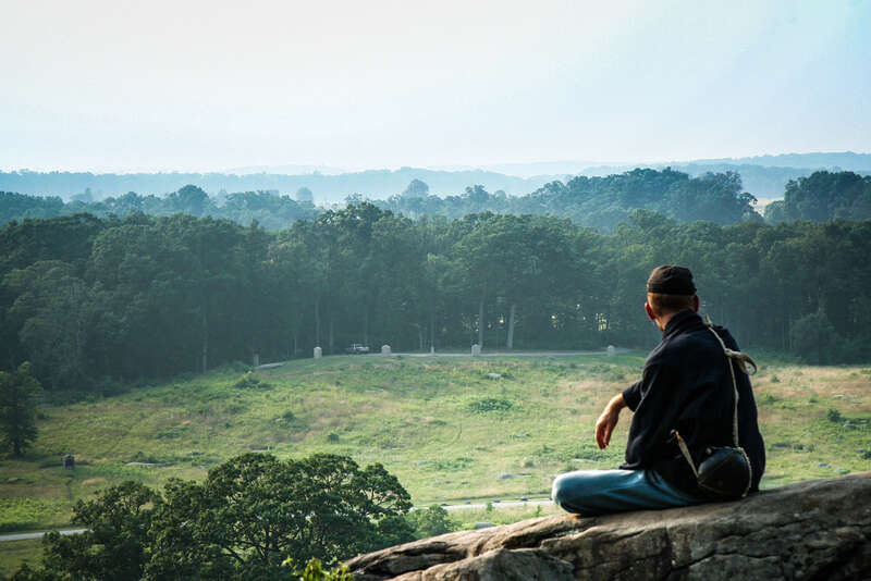 
500px provided description: Little Round Top, Gettysburg, Pa. [#landscape ,#battle ,#gettysburg ,#pa ,#civil war]