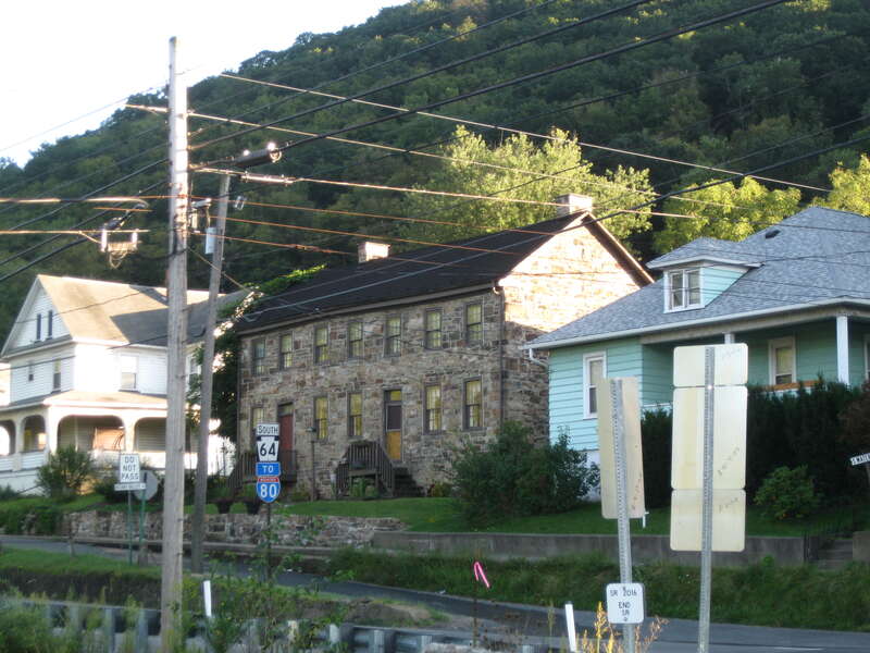 Nathan Harvey House, built about 1804 in Mill Hall in Clinton County, Pennsylvania, USA