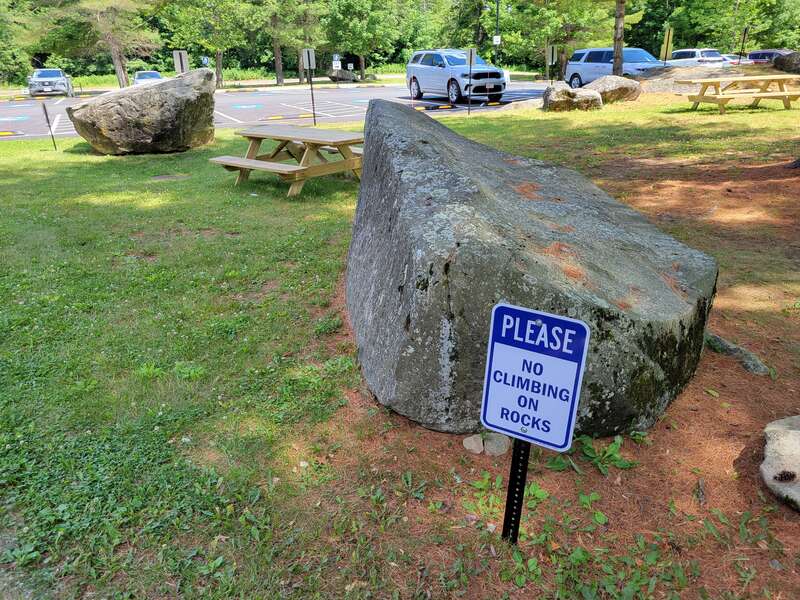 No Climbing on Rocks, West Becket Massachusetts