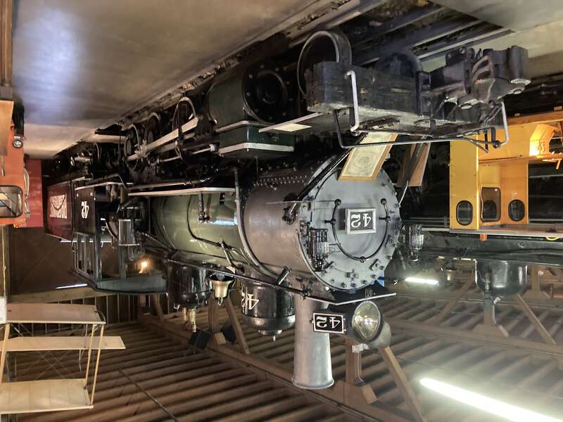 Rio Grande Sothern Locomotive #42 on Display at the D&amp;SNG Museum