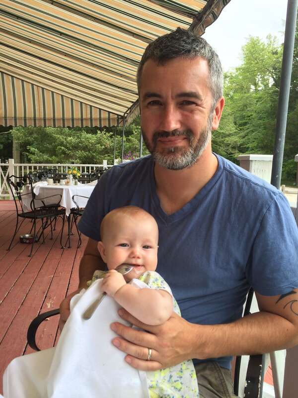 My daughter and I.
