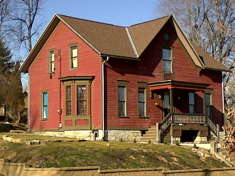 The Frank &amp; John Bredow House is located on West Seventh Street in Davenport, Iowa.  It is a part of the Hamburg Historic District on the National Register of Historic Places.