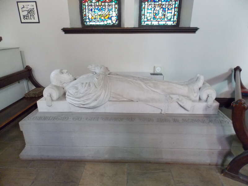 The interior of the Cathedral Church of St. Luke in Portland, Maine.