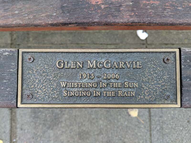 GLEN MCGARVIE
1915 - 2006
WHISTLING-IN THE SUN
SINGING IN THE RAIN