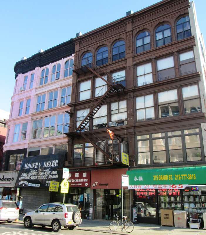 The Edward Ridley &amp; Sons Department Store at 315-317 Grand Street (right, 66-68 Allen Street) and 319-321 Grand Street (left, 65 Orchard Street) was the largest department store in the Lower East Side in the last 1900s.  It was founded c.1848 and