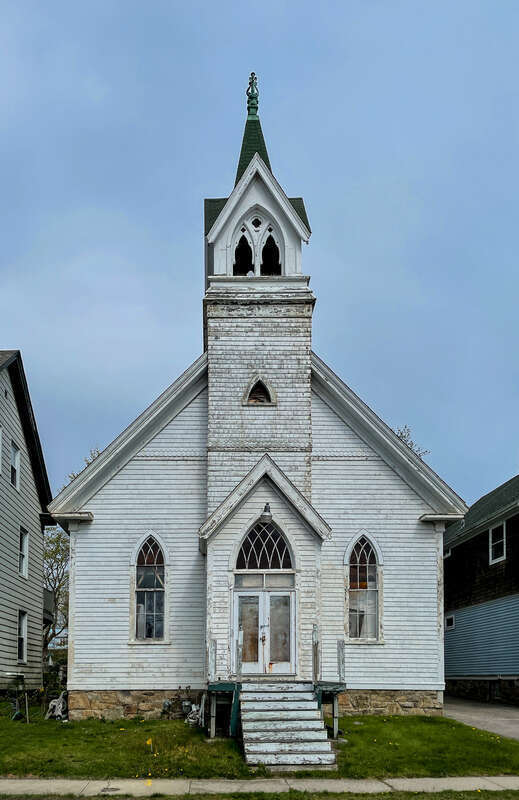 In 1941 the Swedish Methodist Episcopal Church became Calvary Methodist Church of the New England Southern Conference. On August 14, 1973 the Merger with the Middletown Methodist Church took place to become Calvary United Methodist Church. 
Located