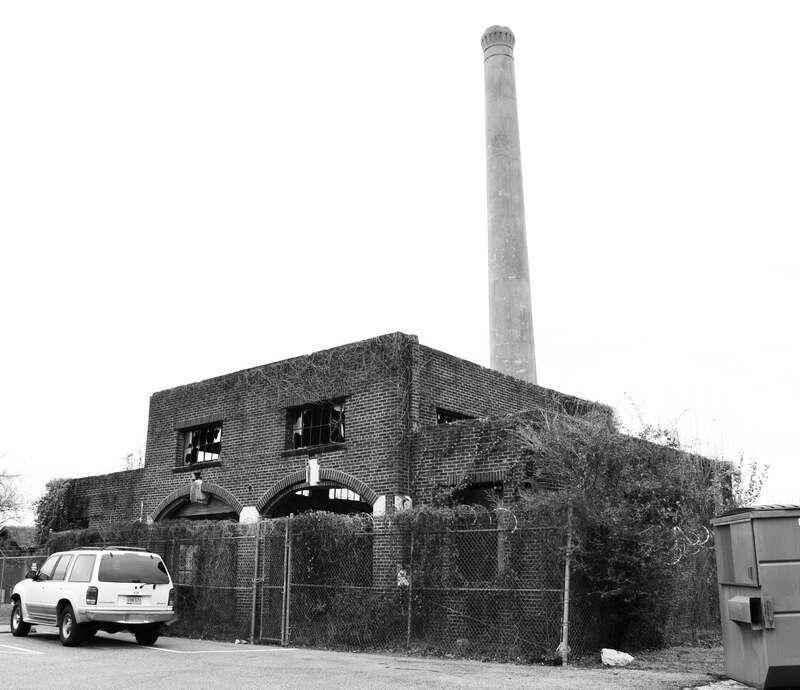 Incinerator, Former Jefferson Davis Hospital, Houston, Texas 1302101347BW