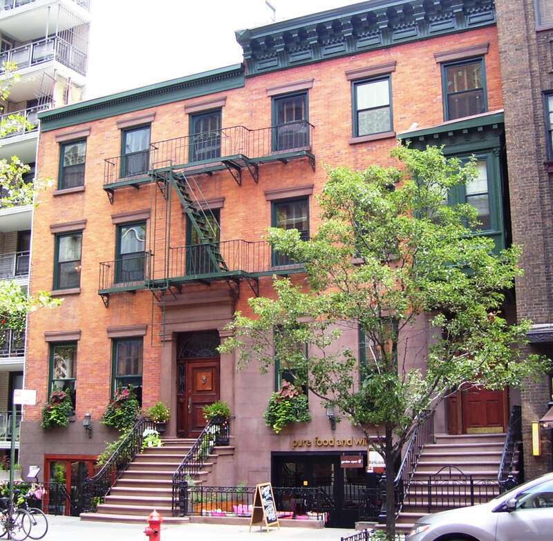 54-56 Irving Place at 17th Street in Manhattan, New York City, two Greek Revival townhouses built in 1840-1841, have been converted into the Inn at Irving Place (renovation by Larry Wente of Gertier &amp; Wente in 1991-1995).