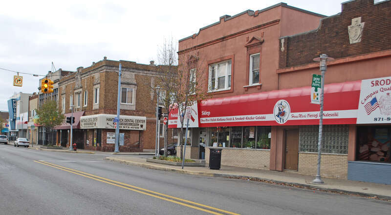 Jos Campau Historic District: Jos Campau at Norwalk - Hamtramck MI