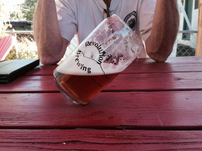 He's been practicing this zen balance beer thing!