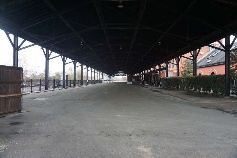 The Montgomery Union Station Trainshed in Montgomery, Alabama (United States).