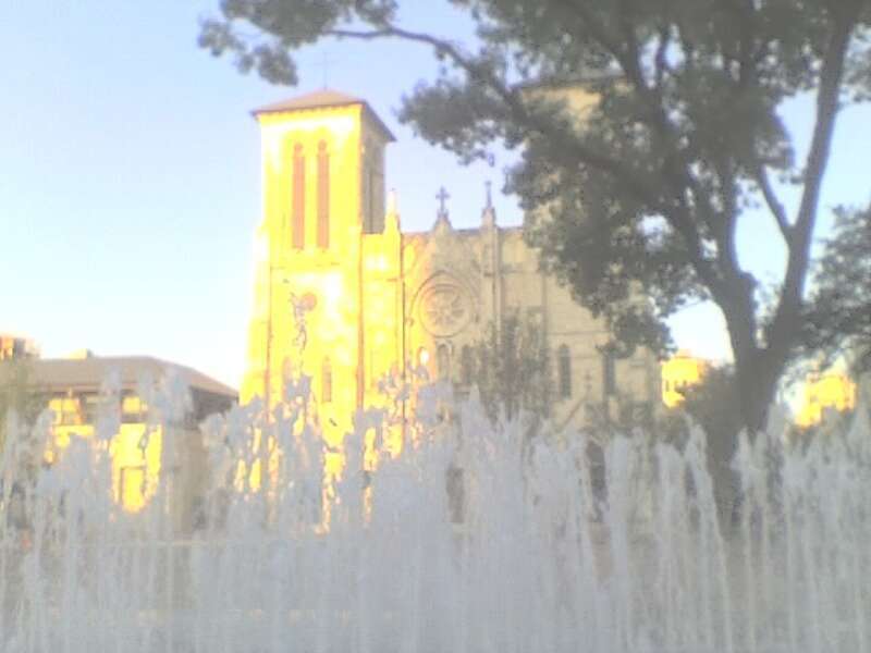 Morning sun on San Fernando Cathedral