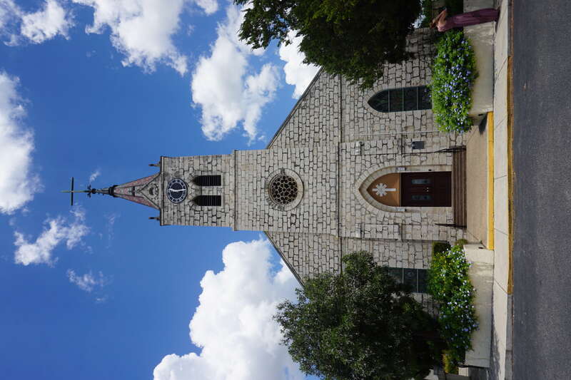 Saints Peter and Paul Catholic Church in New Braunfels, Texas (United States).