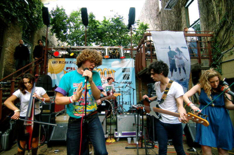 Ra Ra Riot at the High Noon at Cedar Street in Austin, TX, on March 16, 2007.