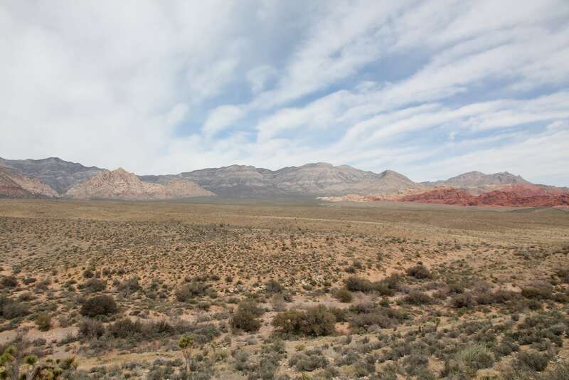 Red Rock Canyon during Winter