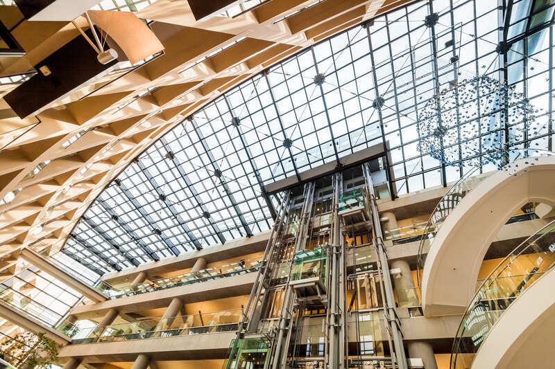 View from the Atrium, Salt Lake City Library