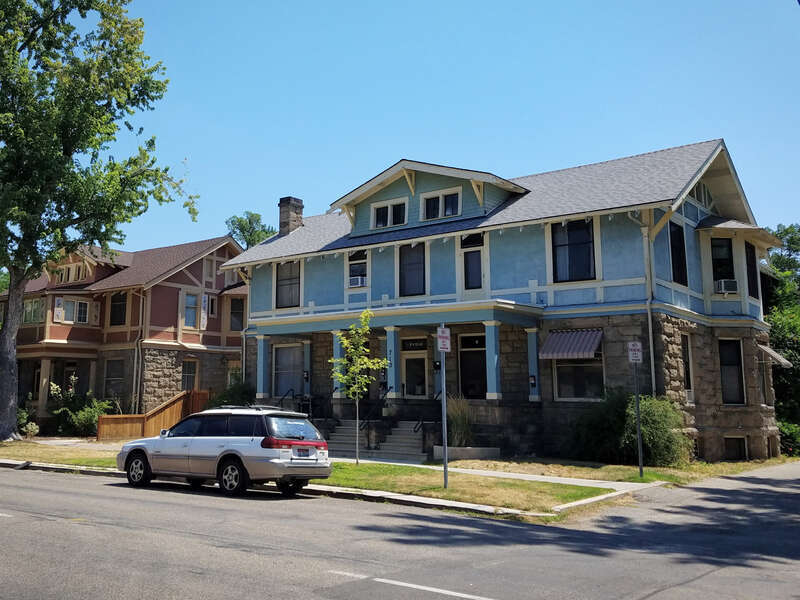 The two Wolters double houses at 712 N. 8th St. (1909) and 720 N. 8th St. (1908) in Boise, Idaho, were designed by Tourtellotte and Hummel and are listed on the National Register of Historic Places. Also the double houses are part of the Fort Street