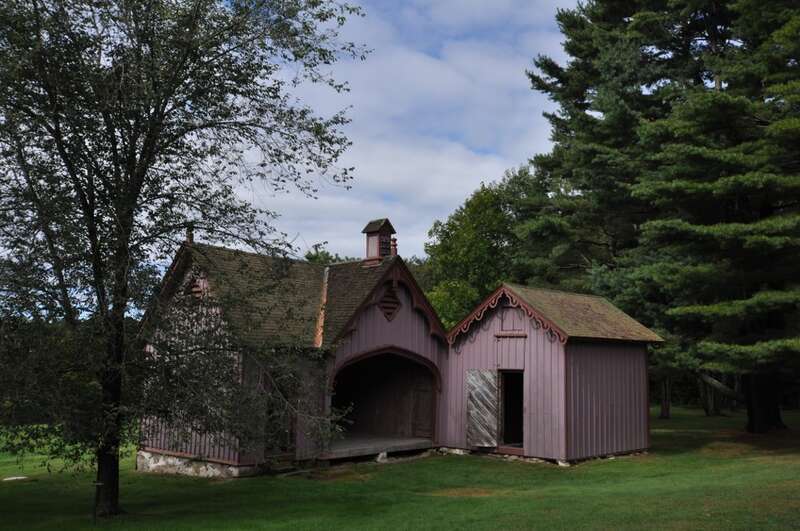 Henry C. Bowen House, aka Roseland Cottage, Woodstock, Connecticut. Outbuildings.